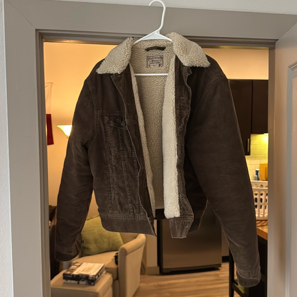 Fleece-Lined Corduroy Trucker Jacket